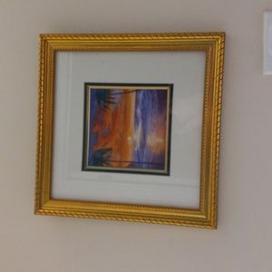 Gold Framed Ocean Picture